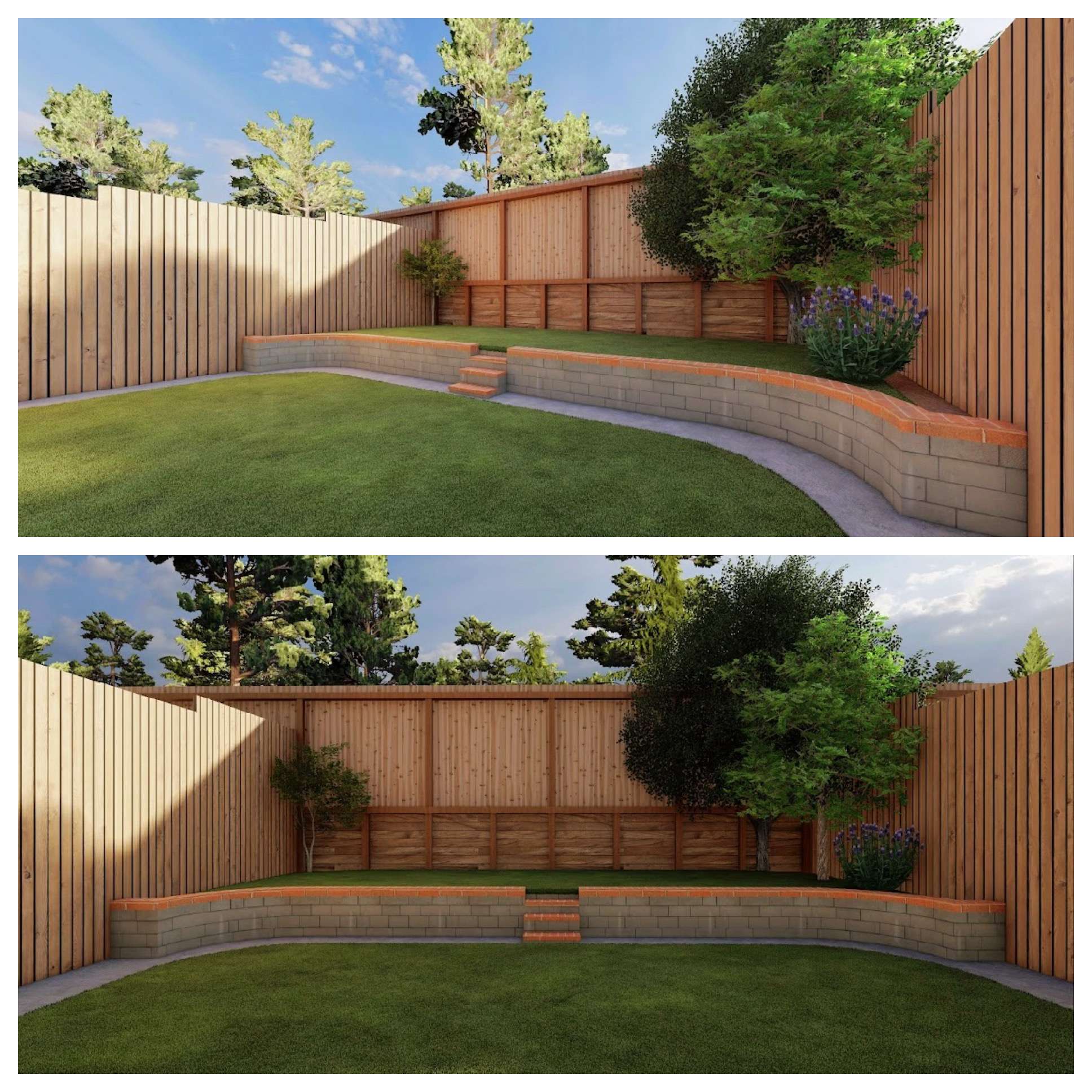 3D Landscape Rendering for Backyard Design